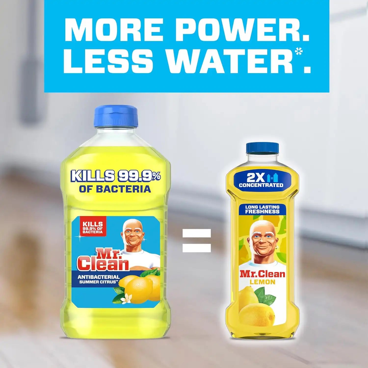 Mr. Clean All Purpose Cleaner. Floor Cleaner for Mopping Home. Bathroom. & Kitchen. Cleaning Liquid for Mop & Bucket. Cleaning Supplies. Multi-Surface Dilutable. Lemon. 41oz - Image 5