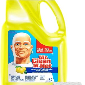 Mr. Clean Multi-Surfaces Summer Citrus Liquid Cleaner. 176 Fl Oz | with Magic Eraser