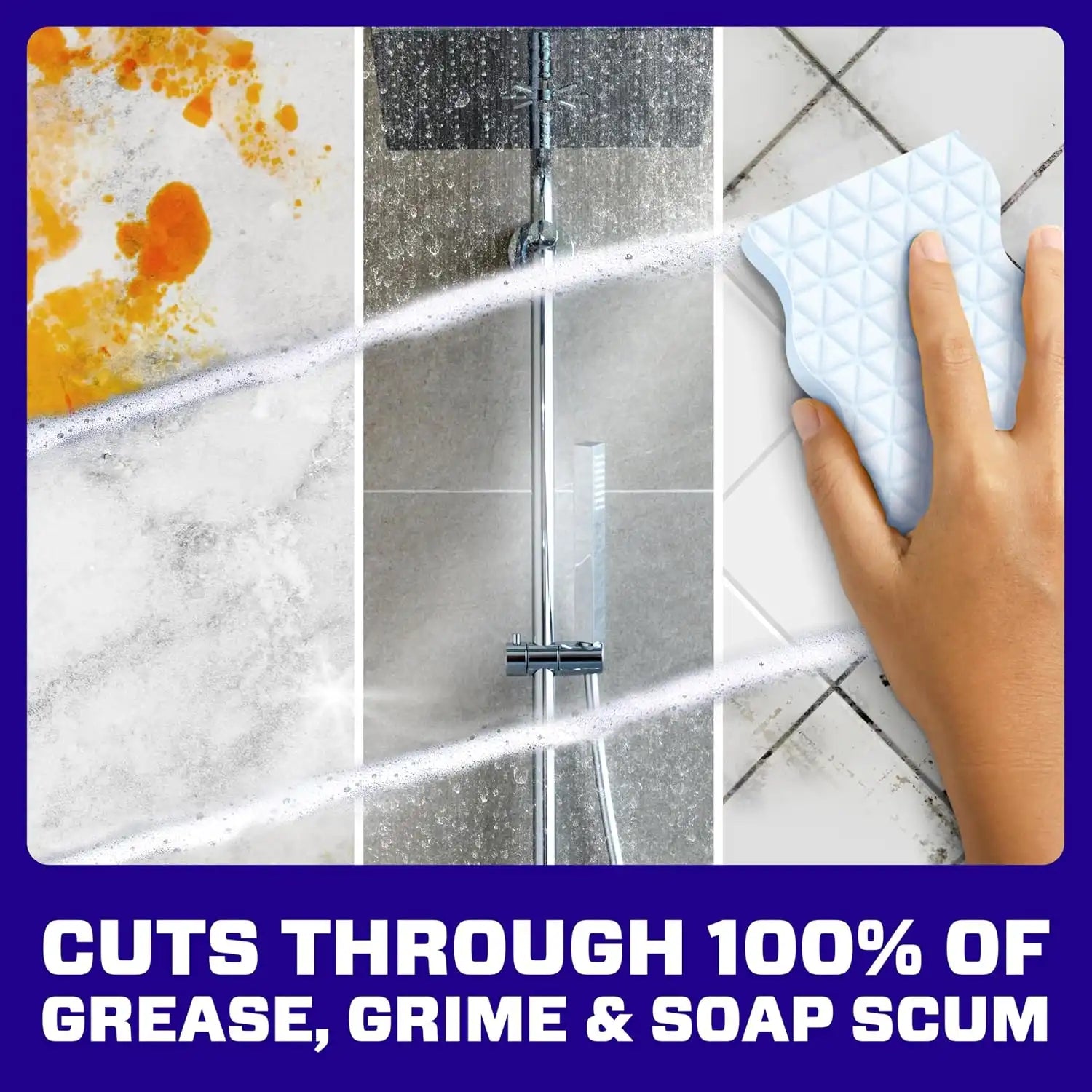 Mr. Clean Magic Eraser Foaming Sponge. All Purpose. Dawn Cleaning Power. Wall Cleaner. Sneaker Cleaner. Oven Cleaner. Kitchen. Bathroom. Shower Cleaning Supplies. Scrubber. Ultra Foamy. 7ct - Image 5
